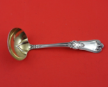 Kensington by Gorham Sterling Silver Sauce Ladle Gold Washed 5 3/8&quot; Serving - £61.52 GBP