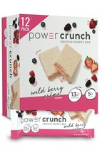 Power Crunch Protein Wafer Bars, High Protein Snacks with Delicious Taste, Wild  - £49.37 GBP