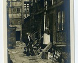 Hamburg Germany Deteriorating Neighborhood Real Photo Postcard 1930&#39;s - $19.78