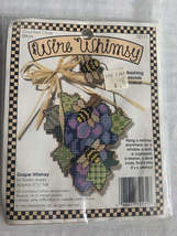 Whimsy Wire grape Cross Stitch Kit - New - $7.00