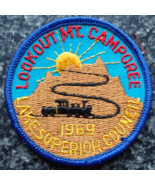 RARE Boy Scout Patch - Lookout Mt. Camporee Lake Superior Council 1969? - £35.34 GBP