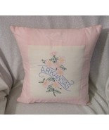 Arkansas Hand Embroidered State Flower Accent Pillow - 16&quot; - $225.73 MXN