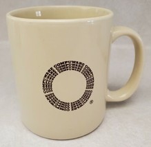 Compuware Computer Concentric Circles Text Mug Computers Advertising Vintage 80s - £27.53 GBP