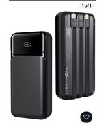 Guowo Portable Charger with Built in Cables, 22.5W Fast Charging 20000mA... - $19.68