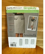 Simplicity Vintage Home Sewing Crafts Kit #2475 2009 Skirt - €17,33 EUR