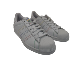 Adidas Men&#39;s Originals GY8066 Superstar Athletic Sneaker White Multi Size 12D - £42.04 GBP