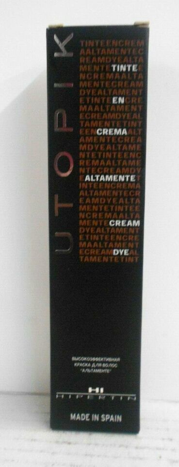 Hipertin UTOPIK Permanent Cream Dye Hair Color ~ (Levels 1 to 6) ~ 2.03 ... - $7.00