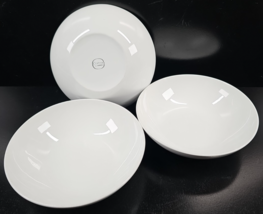 3 Corning Centura White Coupe Cereal Bowls Set Vintage Serving Dishes Re... - $36.60