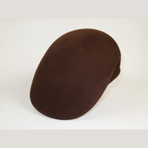 Men Fashion Classic Flannel Wool Ascot Ivy Hat Bruno Capelo Tyson TY101 Brown image 6