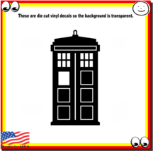 Doctor Who Tardis Vinyl Cut Decal Sticker Dr Who for Window Car Truck Laptop - £3.98 GBP+
