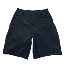 Lululemon Pace Breaker Shorts Mens Small Black Space Dye Lined Run Gym Phone 8&quot; - £28.77 GBP