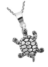 Adorable and Movable Turtle .925 Sterling Silver | - £72.44 GBP