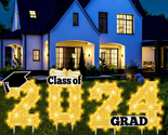 Glow 2024 Graduation Decorations, 7 Pcs Large Outdoor Graduation Yard Si... - £30.83 GBP