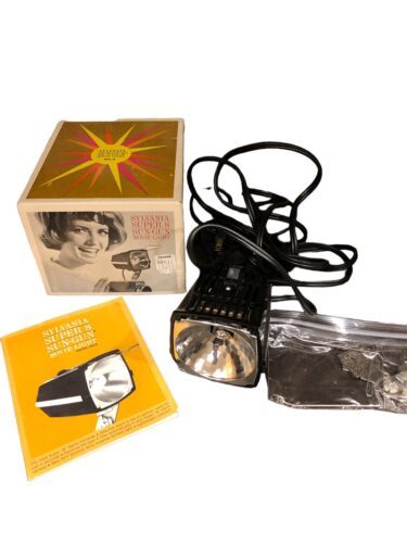 Vintage Sylvania Super 8 Sun Gun Movie Camera Light  Sylvania model SC8 - $14.84