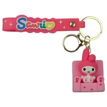 Hello Kitty My Melody Sitting on a Sofa 2&quot; 3D Character Keychain - $142.35 MXN