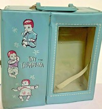 Tiny Thumbelina Doll Case Ideal Toy Corporation Vintage Blue 1960s - £35.44 GBP