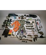 GI Joe Mixed Weapons Hats Clothing Shoes Canteen Accessories 75pc Lot  - $118.80