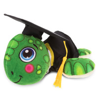 Sea Turtle Graduation Plush Toy With Graduation Gown &amp; Cap - 7&quot; Inch - £27.26 GBP