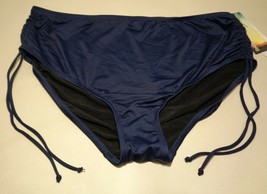 Beach House Size 22W Hayden High Waist Side Tie Blue New Womens Bikini Bottom - £45.93 GBP