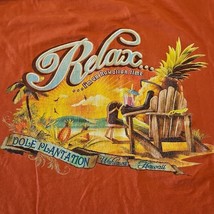 Dole Hawaii Retro Island T Shirt Mens XL Orange Beach Relax Vintage Plan... - $310.34 MXN