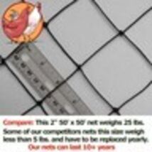 Poultry Netting 48&quot; H X 50&#39; ft. L 20 Ga. Galvanized Silver Garden Zone 1... - $32.66
