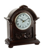 Bedford Clock Collection Wood Mantel Clock with Chimes - $121.35 CAD