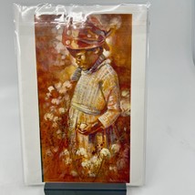 VTG Hand Painted Patti Doolittle Bakersfield, CA African American Greeting Card  - $28.05