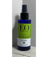 EO Organic 4oz Deodorant Spray Tea Tree EO Essential Oils New - £11.67 GBP