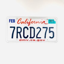 2017 United States California Lipstick Passenger License Plate 7RCD275 - £12.45 GBP