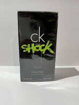 Ck One Shock By Calvin Klein Edt Spray For Him 3.4 Oz 100 Ml * New In Sealed Box - £39.10 GBP