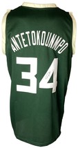 Giannis Antetokounmpo Milwaukee Signé Vert Basketball Jersey JSA - £233.73 GBP