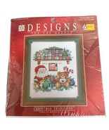 Counted Cross Stitch Kit Baby&#39;s First Christmas White Photo Mat Unused O... - $186.12 MXN