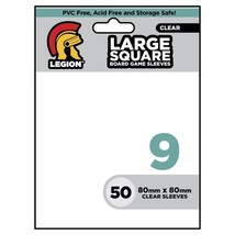 Legion Supplies Deck Protector: Board Game Sleeve: Large Square #9 (50) - $8.71