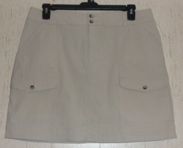 New Womens Woolrich Stone Beige Cargo Skirt Size 14 - £22.52 GBP