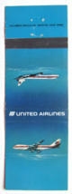 United Airlines - 20 Strike Columbia Match Eagle 20 Matchbook Cover Aviation - £1.37 GBP