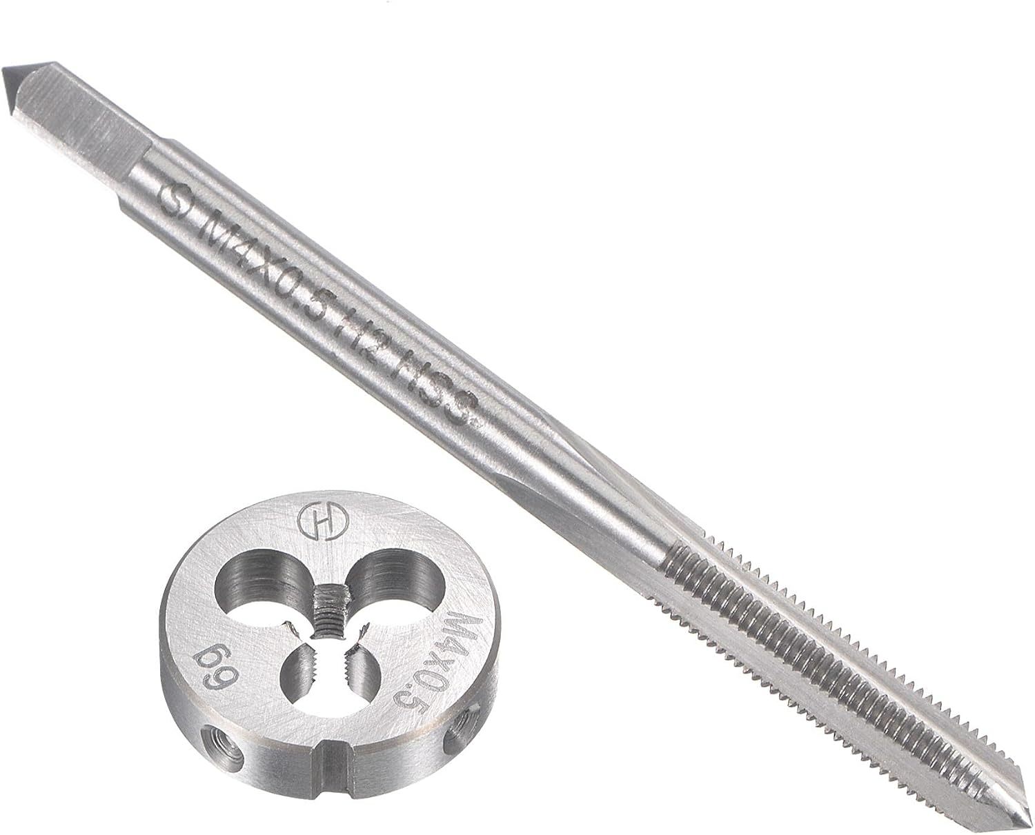 Uxcell M4 X 0.5Mm Metric Tap And Die Set, Machine Thread Screw Tap With ... - $26.04