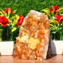 Citrine Geode cathedral crystal cluster - 5.3X4X3.3 Inch(3.71Lb) - £235.30 GBP