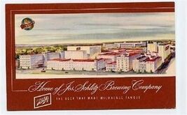 1949 Schlitz Brewery Postcard Beer Advertising - $9.90