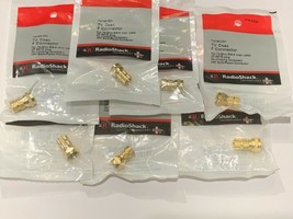 RADIOSHACK 278-0229 (LOT-OF-7) F-CONNECTOR TV COAX RG-6 NO-CRIMP TWIST-O... - $7.49