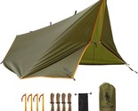 Free Soldier Waterproof Portable Tarp Multipurpose Outdoor Camping Trave... - £40.76 GBP
