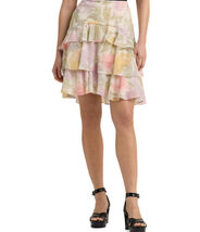 Women Bohemian Boho Pleasant Print 2 Layered Wrap Around Skirt - $21.90