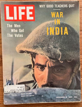 Life Magazine November 16, 1962 - India Pakistan War - Cuba - Fireman - Ads - £7.82 GBP