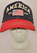 American Flag Hat 4th Of July Red White Blue Baseball Cap Men&#39;s Women&#39;s ... - $10.69