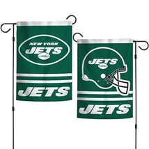 New York Jets Flag 12x18 Garden Style 2 Sided - $809.73 MXN