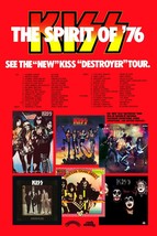 KISS Band &quot;Spirit Of &#39;76&quot; 24 x 36 Custom Destroyer Concert Tour Poster -... - £35.30 GBP