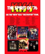 KISS Band &quot;Spirit Of &#39;76&quot; 23 x 35 Custom Destroyer Concert Tour Poster -... - $63.19 CAD