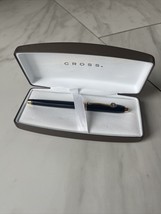 CROSS TOWNSEND BLACK LACQUER WITH 23K GOLD PLATED ROLLER BALL PEN MAGNIF... - $92.22