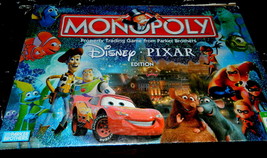 Disney Pixar Monopoly Board Game-Complete - £19.11 GBP