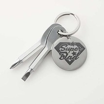 Super Dad Personalized Keychain Screwdriver - £31.52 GBP