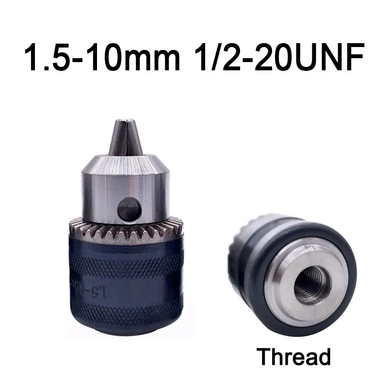 1pcs Thread Drill Chuck 1.5-10mm B12 3/8 Conversion Drill Chuck 1/2 M12x... - $210.07